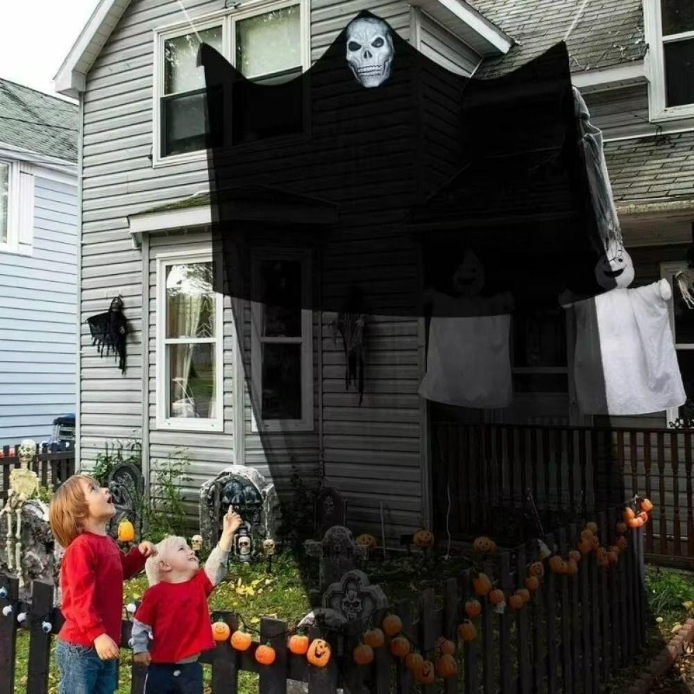 Mask Hanging Skull Ghost Glowing Ghost Ornament Halloween Decoration  Courtyard Decoration