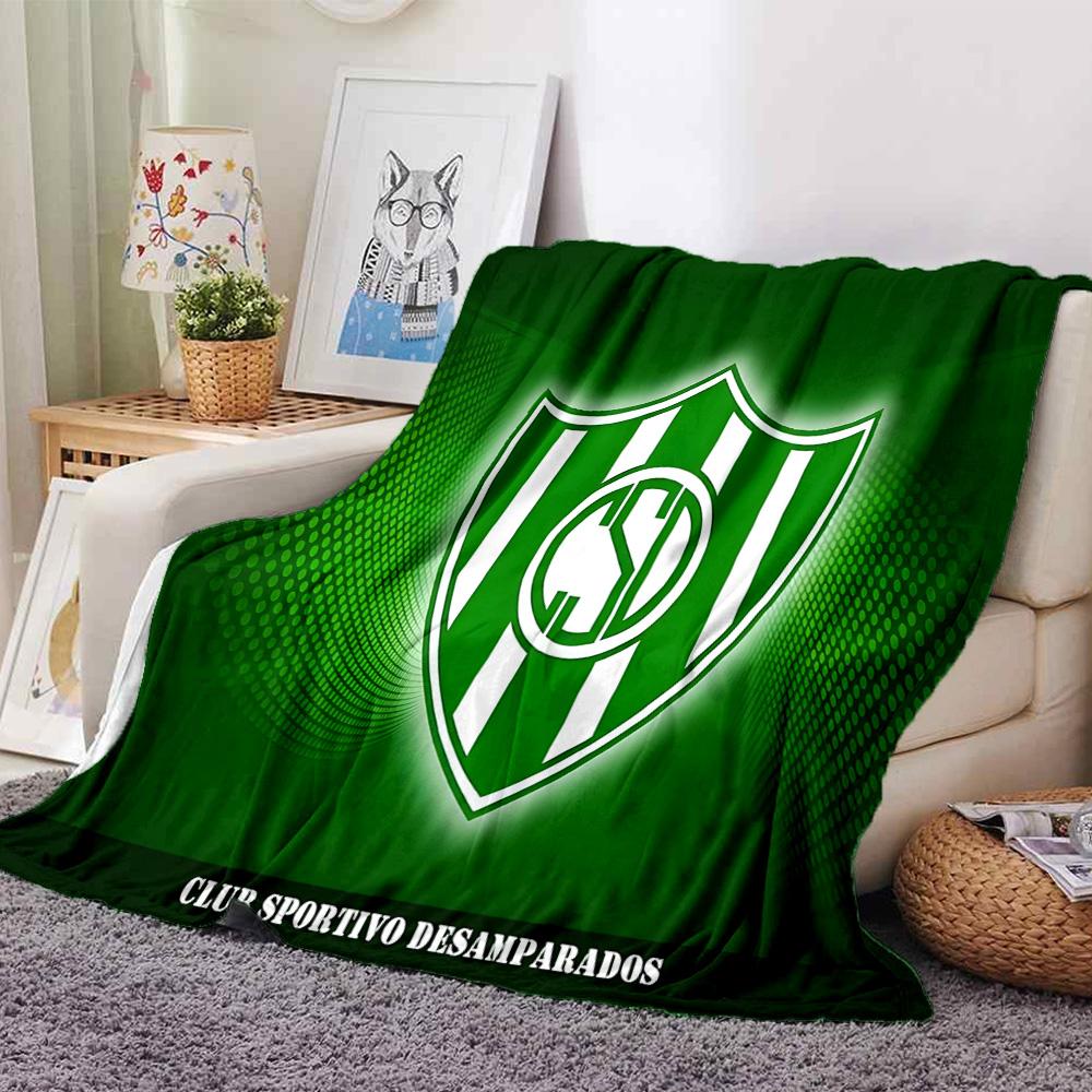 Desamparados Design Flannel Blanket, Soft Polyester, Modern Design, All-Season for Camping, Travel, Gifts for Holidays or Birthdays