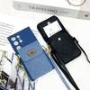 Butterfly Wallet Strap Case For iPhone 16 Pro Max 15 11 13 12 14 Plus 16E 17 Diamond Card Holder Crossbody Cord Lanyard Cover