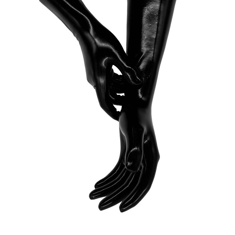 Latexové 3D krátké rukavice pro dospělé - Evropský a americký erotický styl, Nová verze.