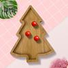 Christmas Tree Shaped Tray Wooden Charcuterie Dessert Boards Steak Dinner Plate Safe Easy To Clean Serving Platter for Parties Events