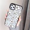 Summer Transparent Mobile Phone Case iPhone15 White Flower 16 Simple Women's Mobile Phone Case Apple 17 Anti-drop Soft Case