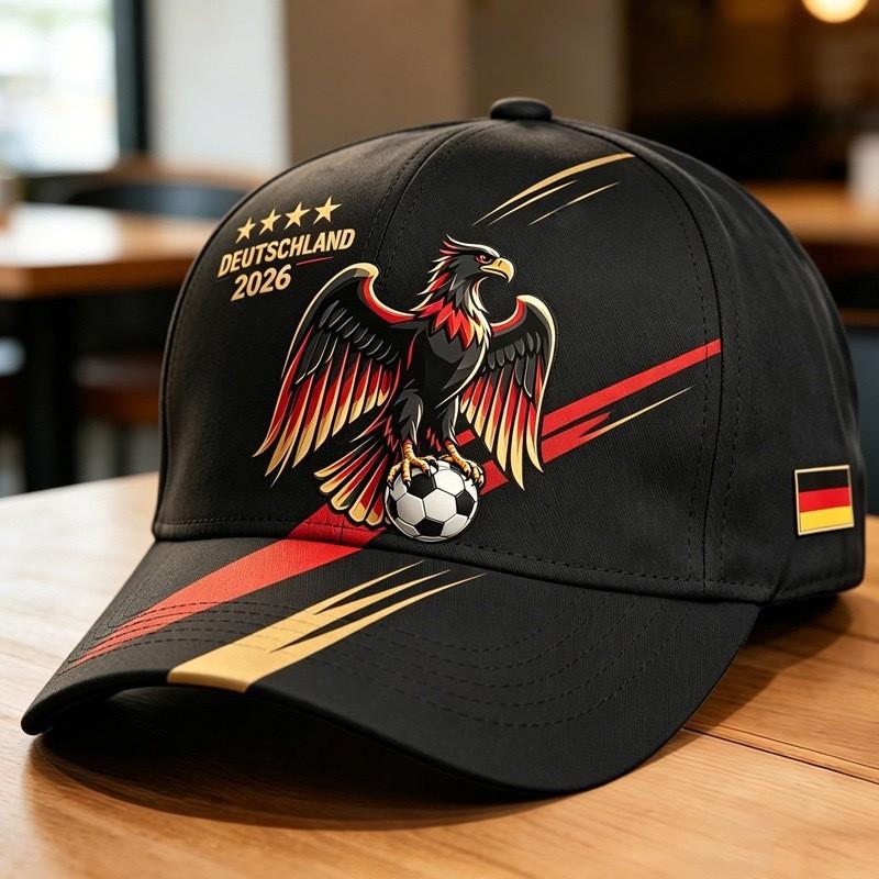 New Men's Outdoor Fashion D Printed Cap Stick Eagle Football Baseball Cap