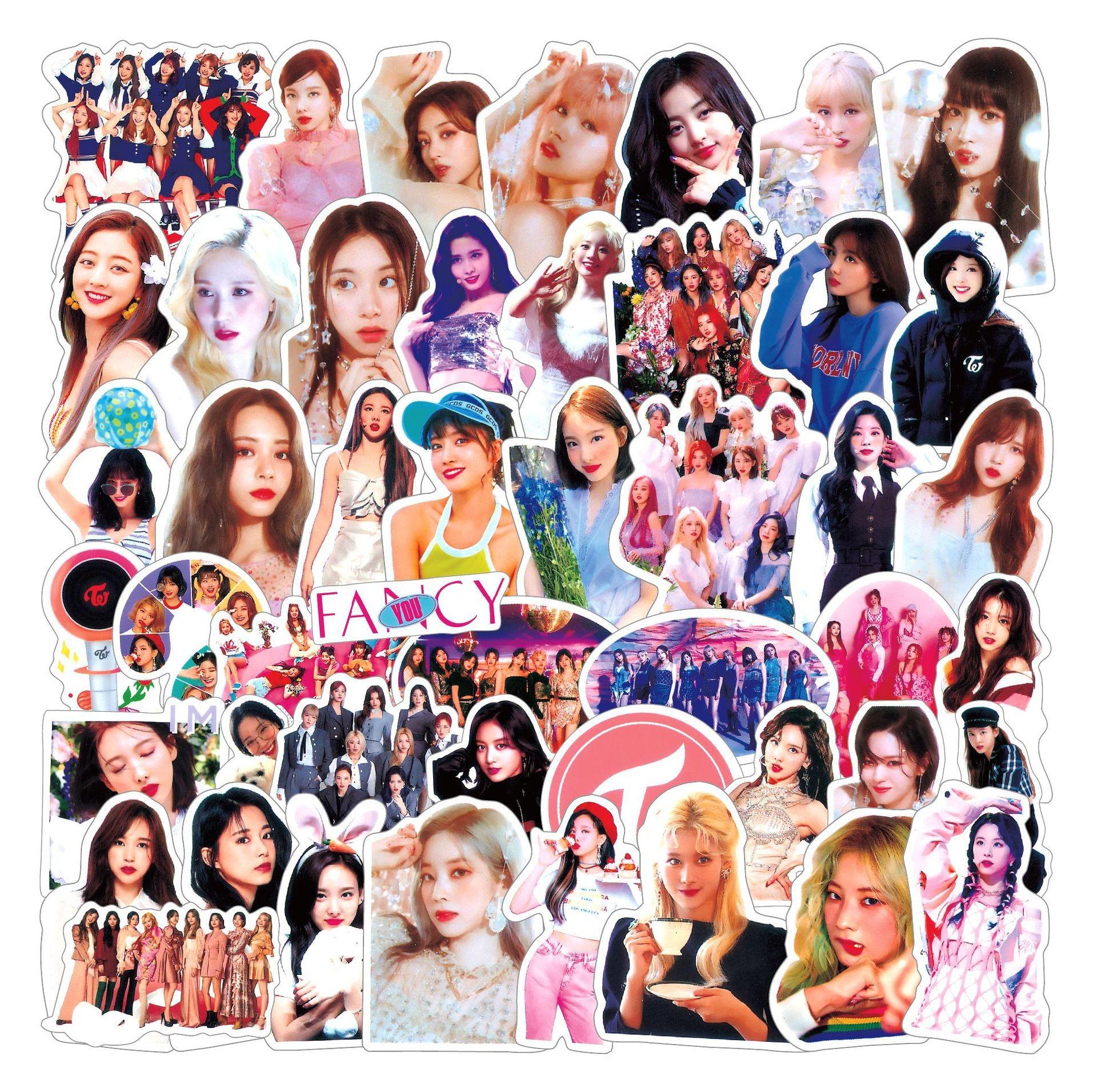 

50pcs Cute Notebook Decoration Sticker,cute Stickers, Journaling Supplies One Size розовый