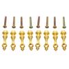 Set of 8 Multipurpose Metal Furniture Connectors Spindles Convenient for Glass Railing and Cabinet Post Bolts Use