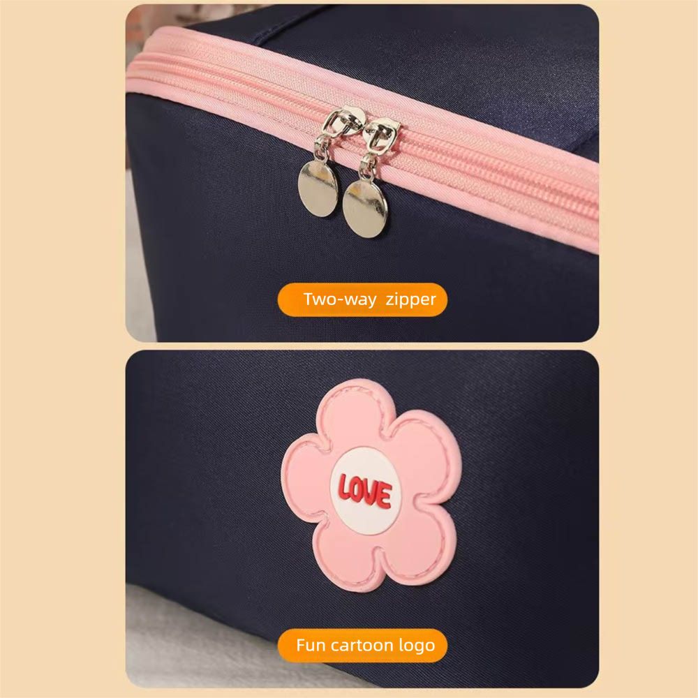Large Capacity Cloud Pillow Makeup Bag Pearl Wash Bag Portable Handheld Cosmetic Bag Travel
