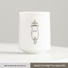 Shangqi Sunbathing Cat White Porcelain Teacup
