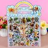 Italian Brainrot Animals Bubble Stickers 3D for Kids DIY Phone Laptop Tung Tung Sahur Cartoon Cute Puffy Stickers Toys Gifts