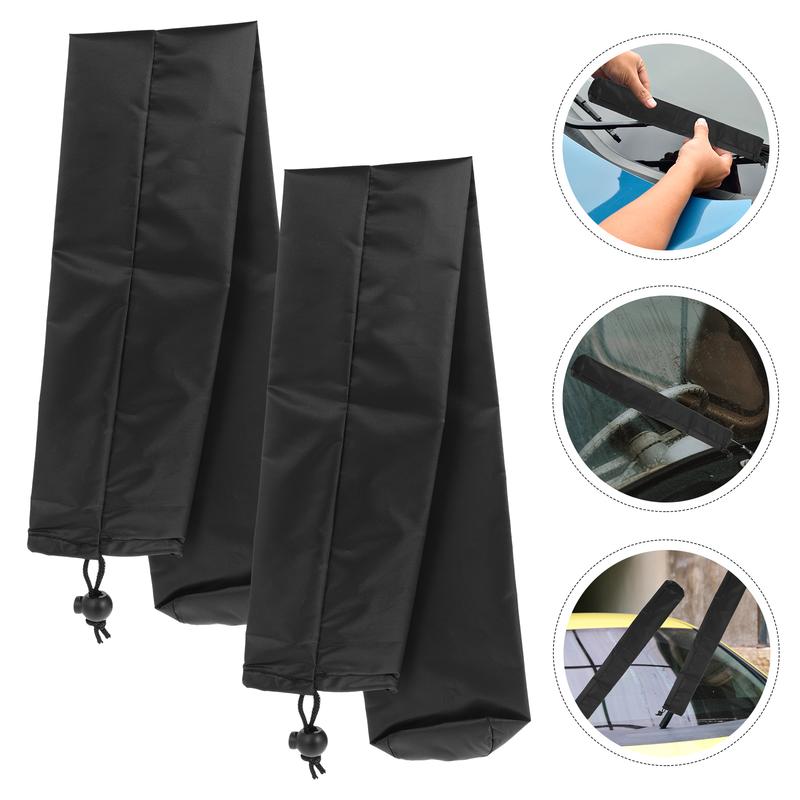 Car Wiper Cover Waterproof Blade Protective Covers for Blades Dust-proof Polyester Vehicle Snow Bird Poop