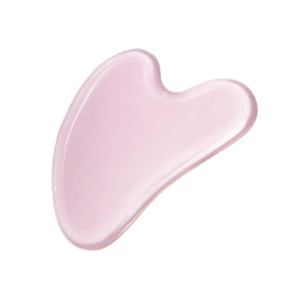 Natural Jade Scraping Board Face & Body Gua Sha Massage Brush Heart Shaped Massager Scrapers Tools For Face Neck Back Body