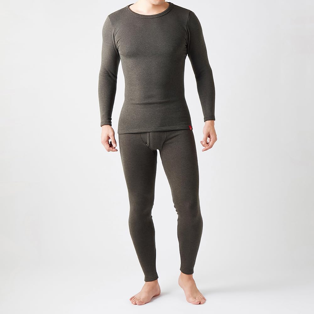 Gunze Hot Magic Extreme Long Crew Neck Inner Shirt, MH0808N/MH0808C