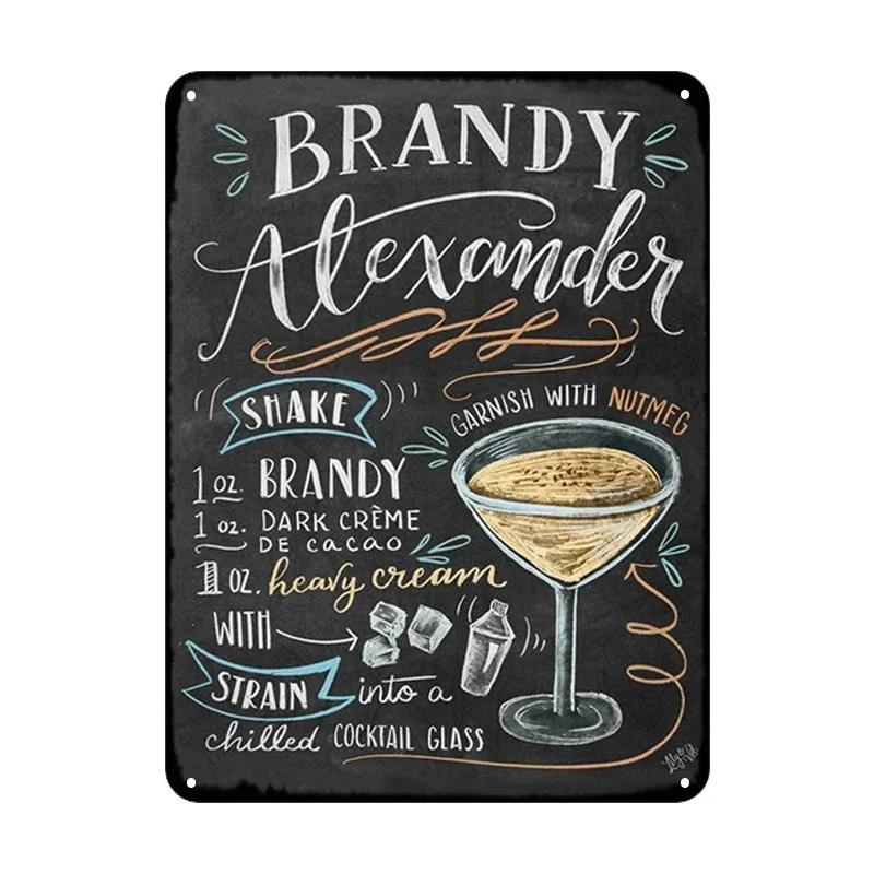 Summer Time BEER Retro Metal Tin Signs Decor Mojito Cocktail Plaque Vintage Posters Bar Pub Art Stickers Wall Decor