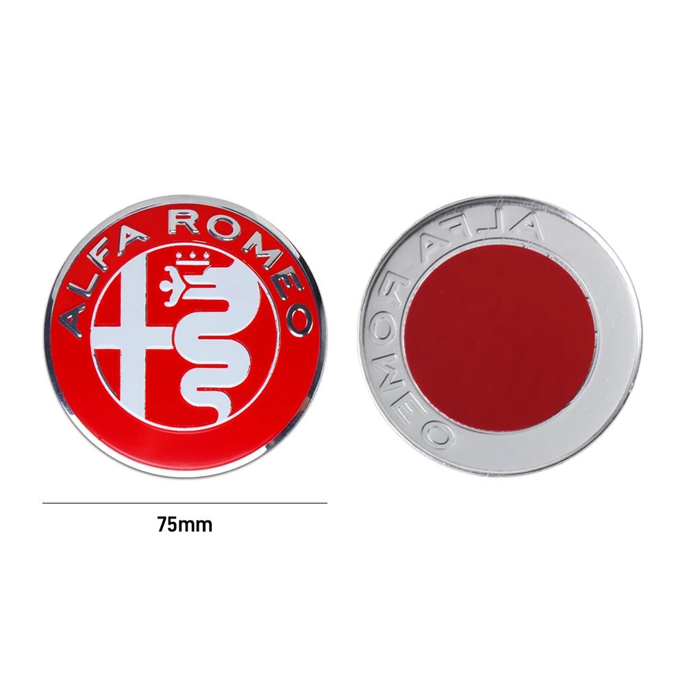 Autoaufkleber Für Alfa Romeo 1 Stück Auto Frontgrill Emblem Abdeckungen Aufkleber Mittelkonsolenknopf Innenaufkleber Für Alfa Romeo Sporti