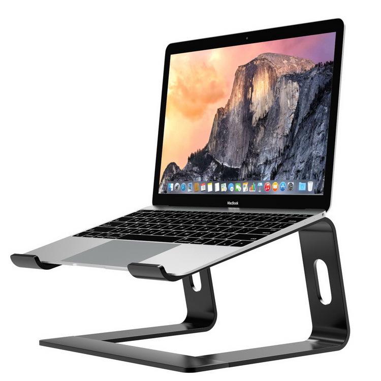 M-Shaped Laptop Cooling Stand with Desktop Riser
