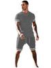 Men's Casual Summer Shorts and Short-Sleeve T-Shirt Set