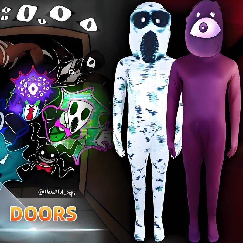 Doors Figure Roblox Cosplay Costume Kids Role Play Halloween Stage Performance