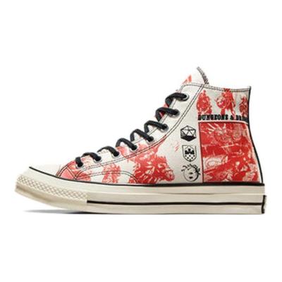 Dungeons & Dragons x Chuck Taylor All Star High Egret Red Sneakers Unisex Kremowe Czarne Wielokolorowe A09883C