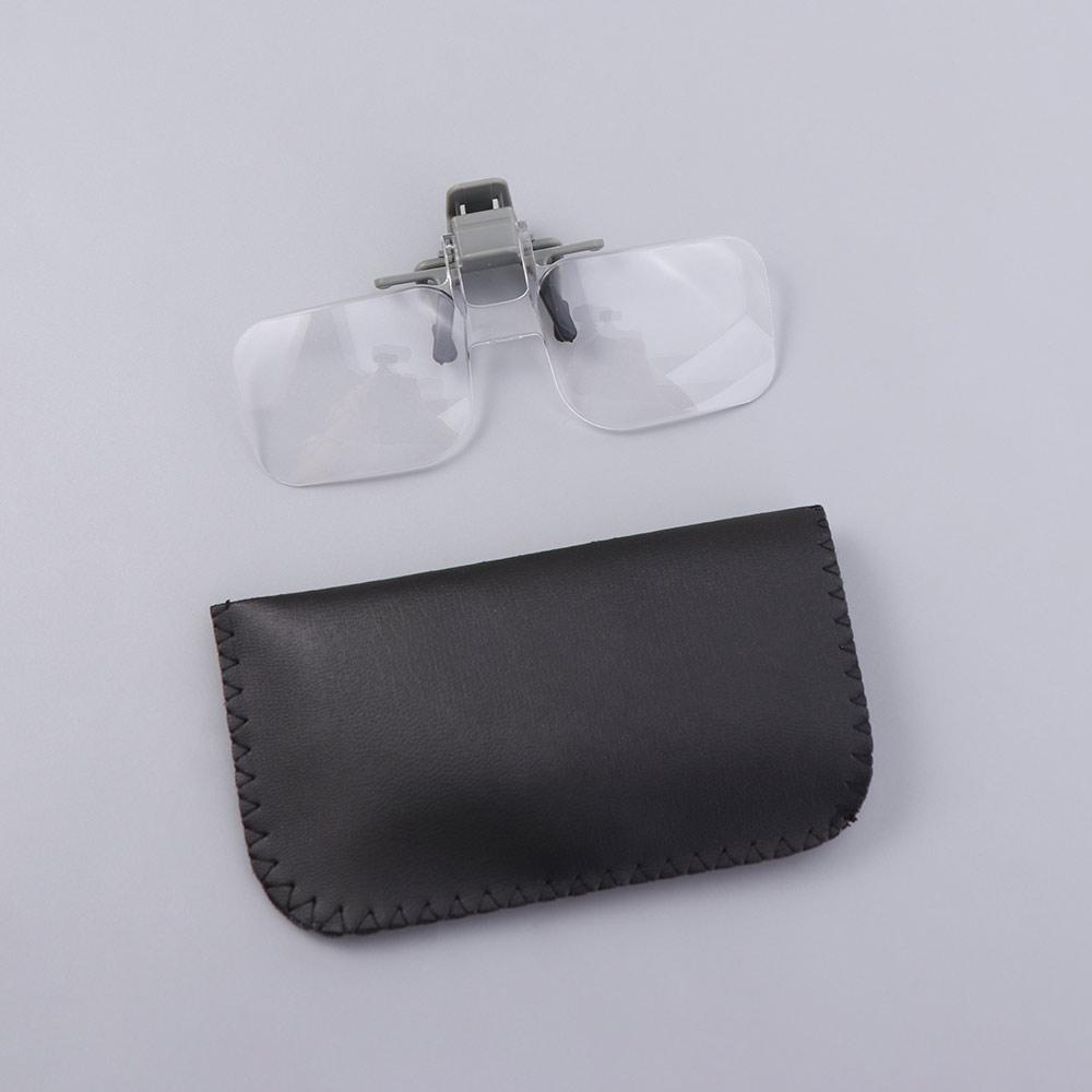 Acryl Optische Lens Hoofdgedragen Vergrootglas 2x Vergroting Klapbare Bril Leesondersteuning
