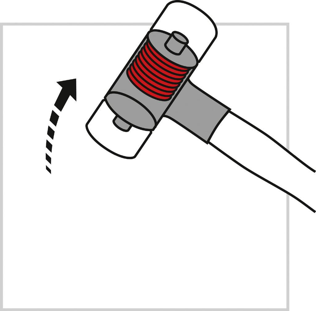 PB Swiss Tools Recoilless Nylon Hammer Recoilless Hammer 303-2 (Fiberglass Handle) 303-2
