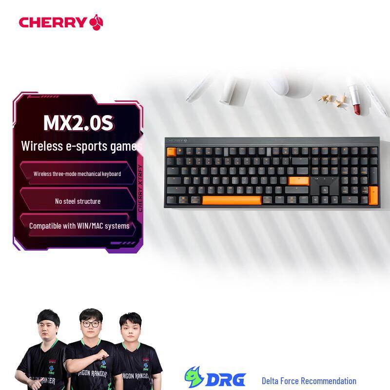 

CHERRY MX2.0 PRO 108-Key Tri-Mode Mechanical Keyboard