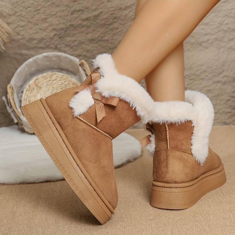 Nagy Méretű Párnázott Meleg Magasszárú Pamut Cipő Női 2025 Ősz és Tél Új Kerek Orrú Alkalmi Muffin Vastag Talpú Hócsizma