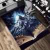 1pc Mountain Open Book Themed Rug for Home Decor, Non-slip Office Carpet, Chair mat, Outdoor Mat, Christmas and Halloween gifts-0731123