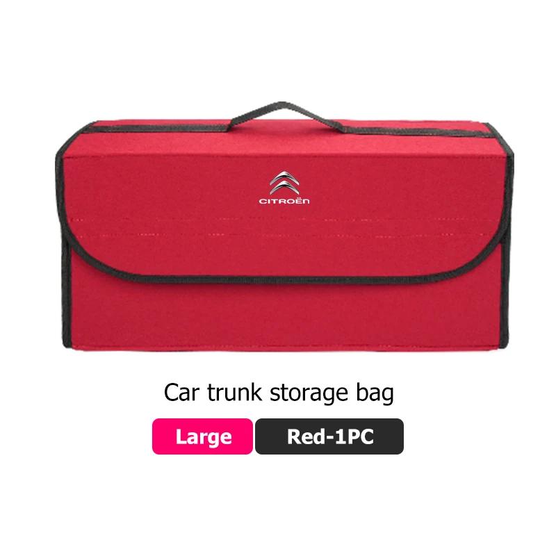 AQO1 Felt Car Trunk Organizer Large Capacity Folding Storage Bag For Citroen Grand Berlingo Jumper Celysee Xsara Picasso Aircross