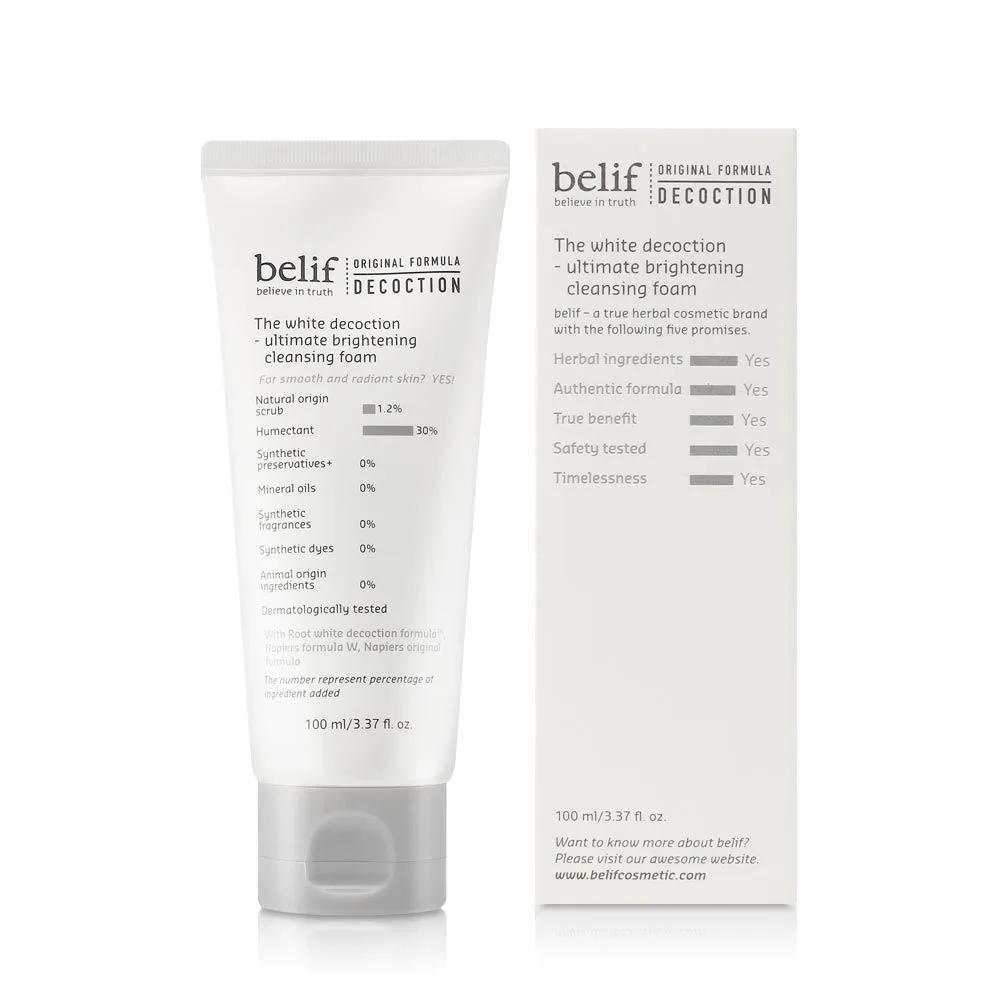 belif The White Decotion Ultimate Brightening Cleansing Foam