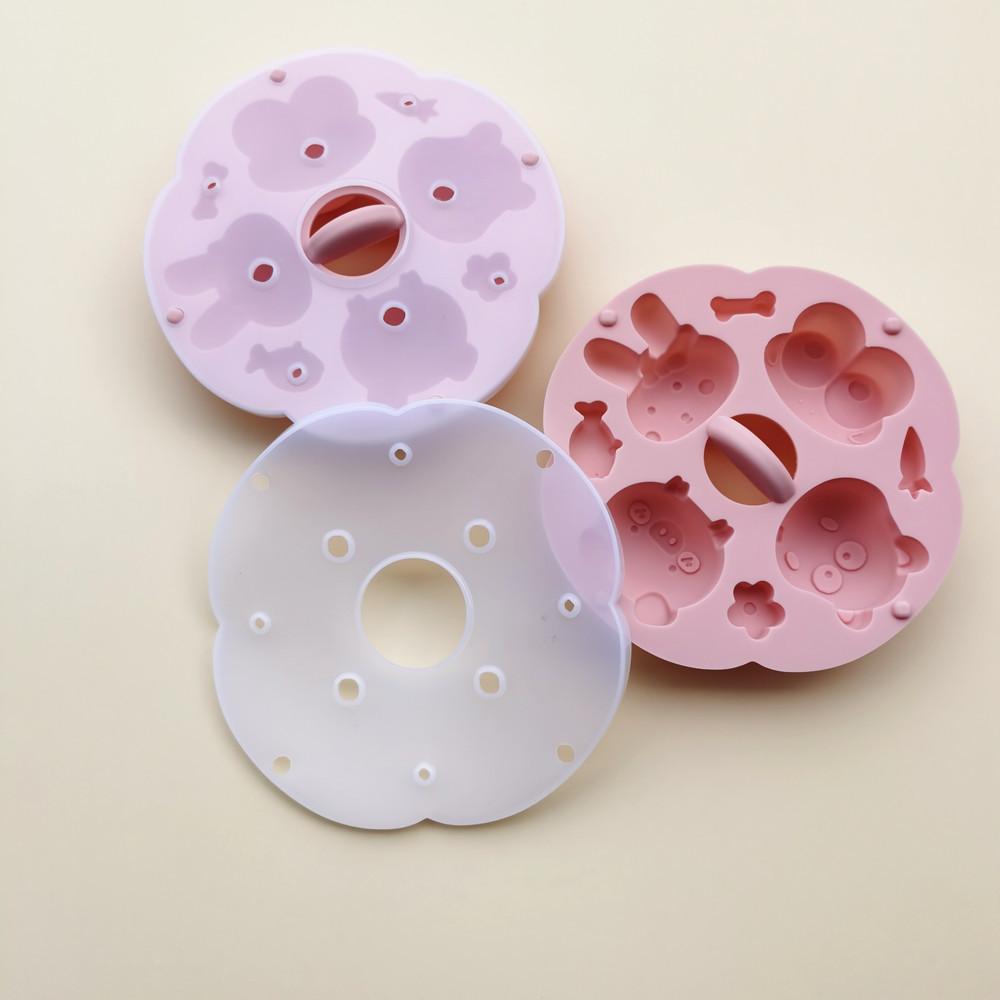 Silicone Cake Mold, Steam Rice Cake Mold, Cartoon Shape, Hair Cake Mold, Can Be Steamed Design, Baby Baby Auxiliary Food Molds