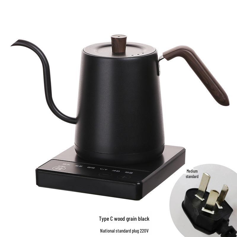 Stainless Steel Electric Gooseneck Kettle with Temperature Control