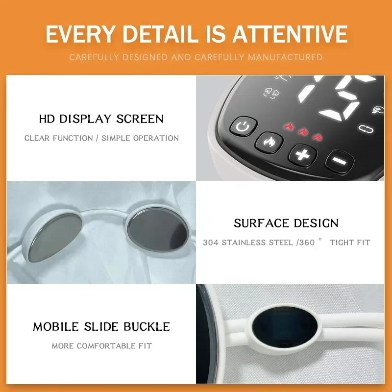 Smart Hängande Nacke Nacke Skuldra Cervikal Ryggrad Massager Varm Kompress Artefakt Muddrande Ryggrad Nacke Lågfrekvent Avslappning