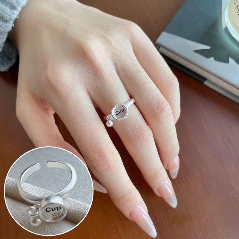 

925 Sterling Silver Rings for Women Couple Minimalist Handmade Simple Round Shape Ring Fine Jewelry Gift Prevent Allergy resizable