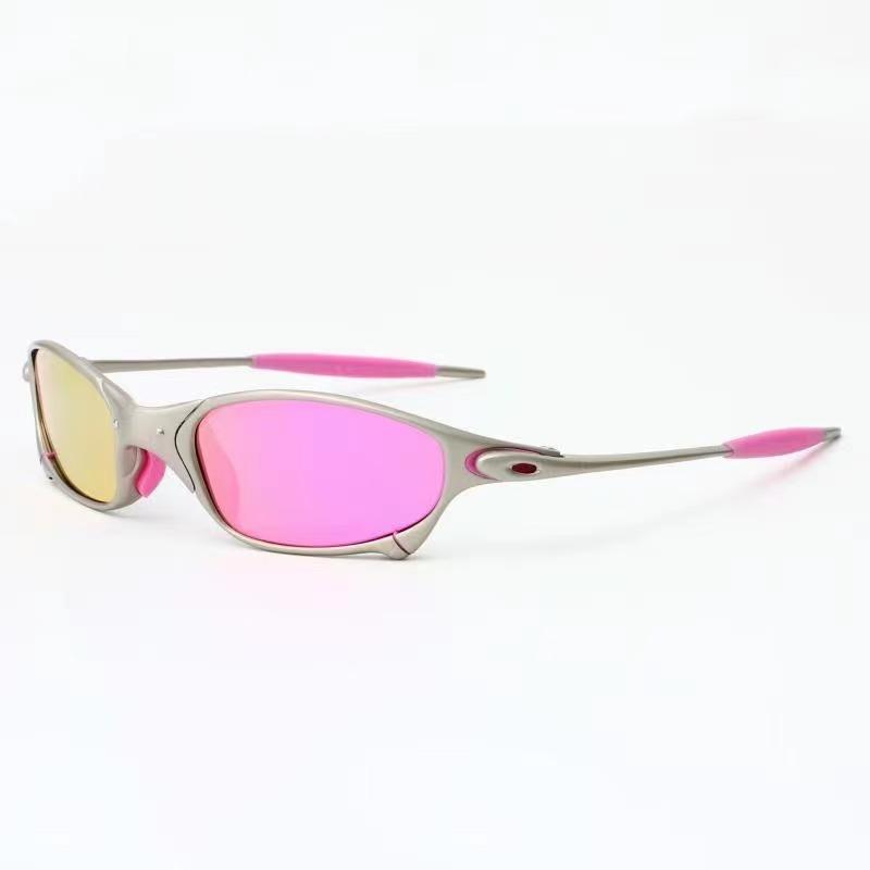 Neue Outdoor-Sonnenbrille mit silbernem Metallrahmen, polarisiert, für Damen und Herren, Mode, Fahren, Sportbrille