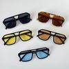 Retro Doppelbügel Sonnenbrille Sommer Outdoor Schutz Mode Herren- und Damenbrille