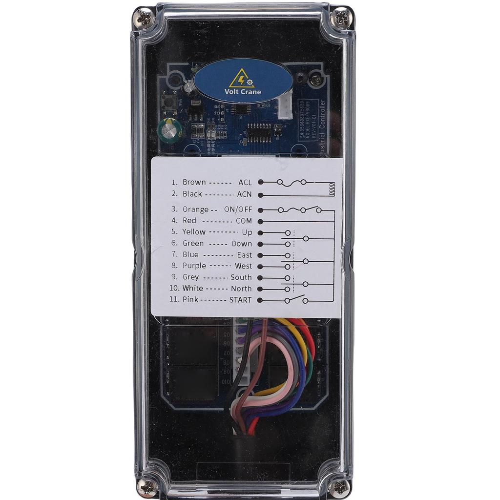 Industrial Crane Controller Electric Hoist Remote Control Emergency Stop  100m Open Area for Tractor Lifter Conveyor