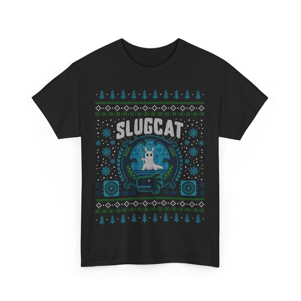 Slugcat Ugly Sweater Unisex T-Shirt. Rain World Video Game. Christmas. Xmas.