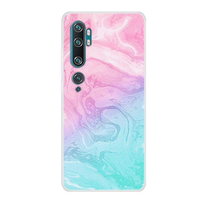 For Xiaomi Mi Note 10 Case Soft Silicone Back Cover Phone Case on For Xiaomi Redmi Note 10 Pro Coque For Xiomi Mi Note10 Pro