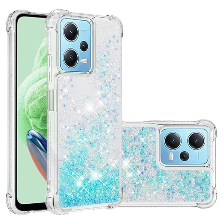 

YB Quicksand Series-1 для Xiaomi Redmi Note 12 4G Блестящий жидкий чехол Мягкий противоударный чехол из ТПУ для телефона