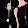 Women's Zodiac Ox Long Sweater Necklace - High-End Fashion Pendant