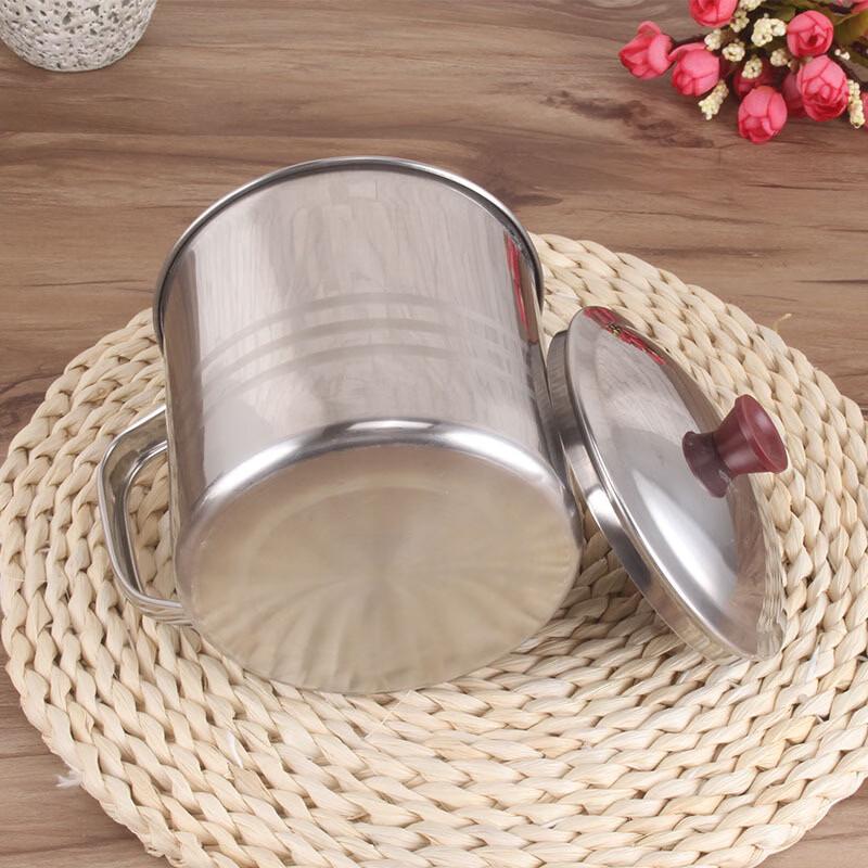 Stainless Steel Kids Cup with Handle and Lid