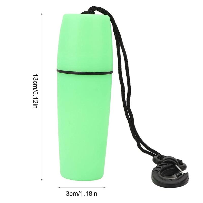 Dry Storage Box with Lanyard Hook Kayak Sealed Bottle Water Resistant Diving Seal Box for Swimming