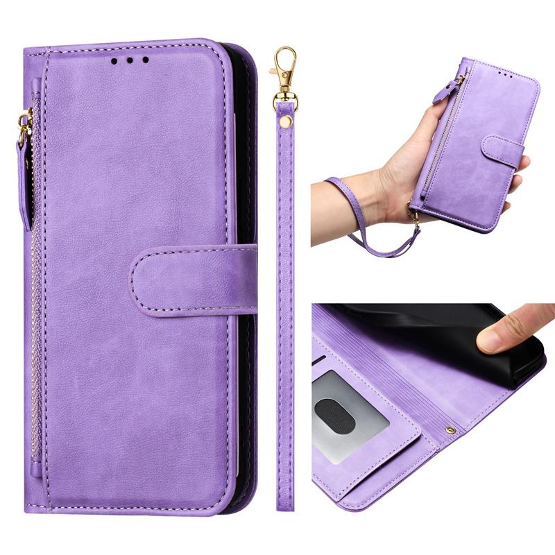 Flip Case for Honor Play 6T Pro 6C 7T 8T 9T 50 Plus 5G Leather Wallet Cover Card Slot Bag Zipper Casing