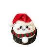 Christmas Plush Stress Toy Gift Set with Steamer Basket - Soft Toys for Adults and Kids
