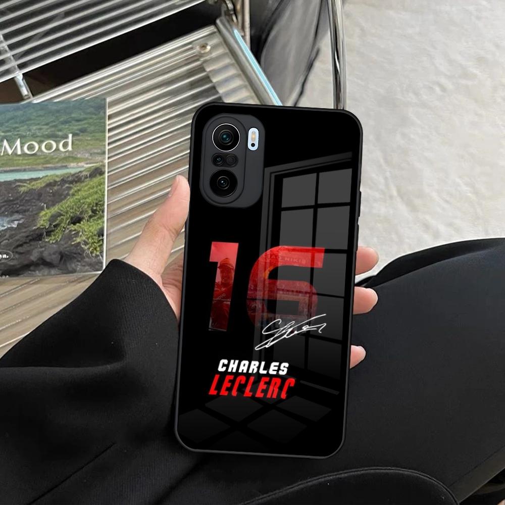 Charles Leclerc 16 F1 Phone Case for Xiaomi 14 13 12 11 13t 12t 11t POCO M6 M5 X6 X5 F6 F5 Ultra Pro Lite 5G Toughened Glass