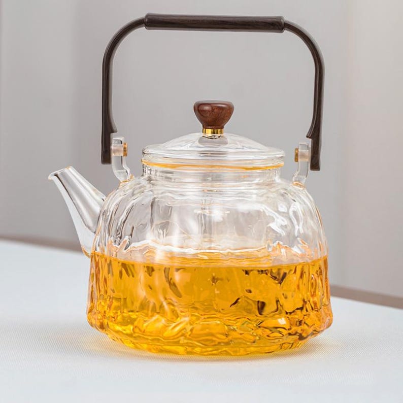 Glass Teapot High-temperature Resistant Glass Teapot Teapot with Filter Tea Set for Tea Parties