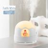 Tragbarer USB Schneehütte Luftbefeuchter und Nachtlicht - Niedlicher Mini Desktop Luftzerstäuber