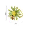 4Pcs Napkin Rings Adorable Anti-rust Alloy Spring Flower Bee Painted Napkin Buckle for Party