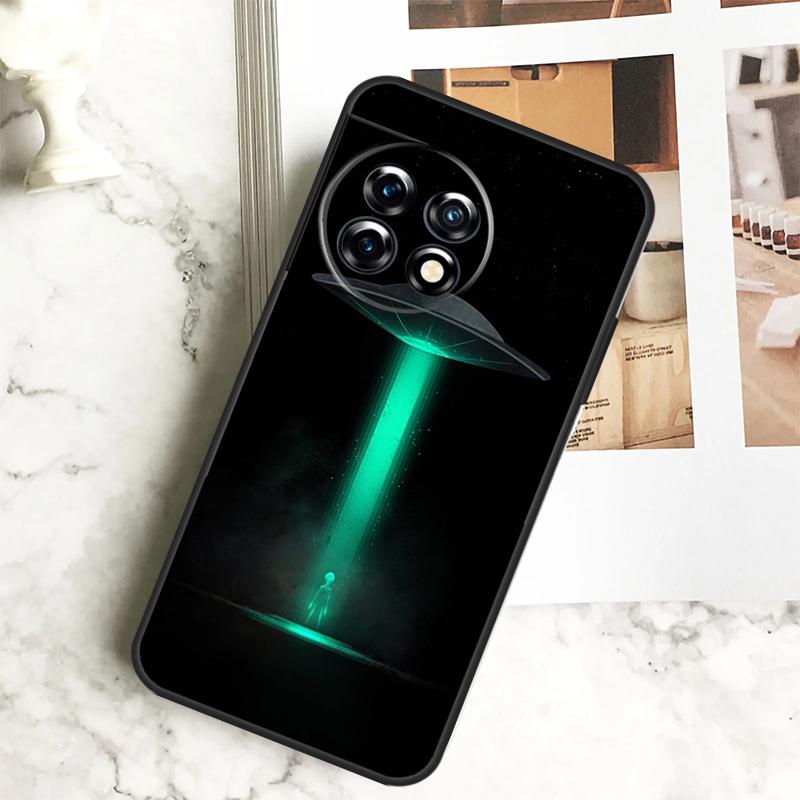 Funny Alien Case For OnePlus 11 12 12R 9 10 Pro 10R 9R 8T 10T Nord CE 2 3 Lite 2T N10 N20 N30 CE4 Cover