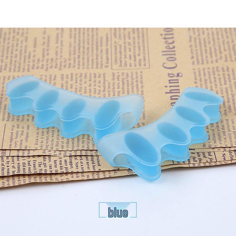 Five-Hole Toe Separator SEBS - Orthotic Care for Hallux Valgus & Overlapping Toes