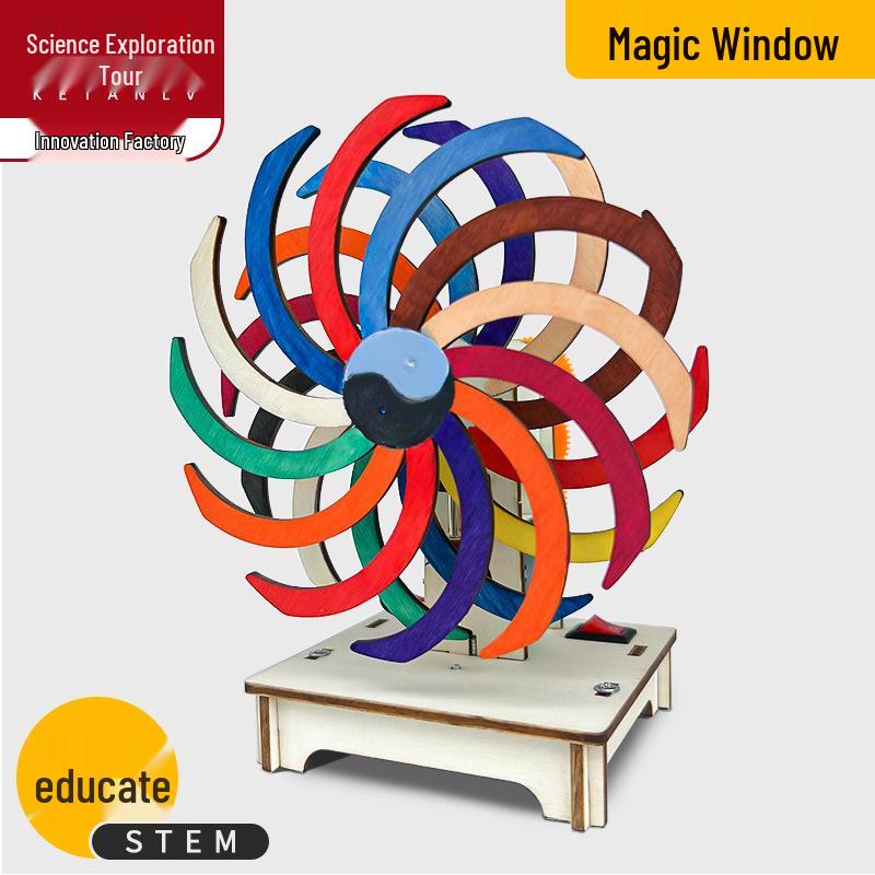 Magic Window Science Experiment Toy for Kids: Explore Vision and Misalignment